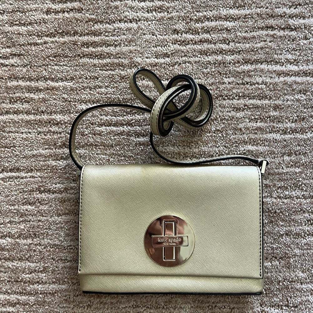 Kate Spade Gold Crossbody